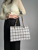 Женская сумка из текстиля Chanel Textile Tote Bag