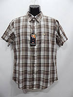 Мужская рубашка с коротким рукавом Anchor Blue р.46-48 (027RK) (только в указанном размере, только 1 шт)