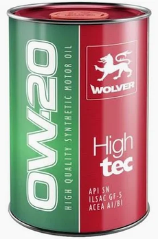 Моторна олива Wolver HighTec 0W-20