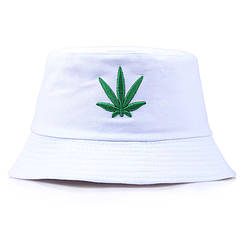 Панама Конопля (трава, марихуана, ганджа, лист конопель) Біла, Унісекс WUKE One size