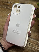 Чехлы на IPhone 14 Full+Camera SILICONE CASE,Айфон 14 Soft Touch с защитой камеры и закрытым низом White