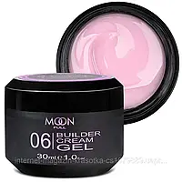 Гель моделювальний MOON FULL Builder Gel No06, 30 мл ніжно-рожевий