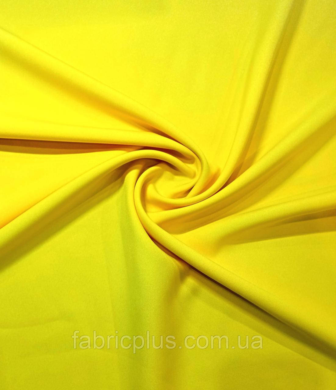 Габардин жовтий № 46, фото 1