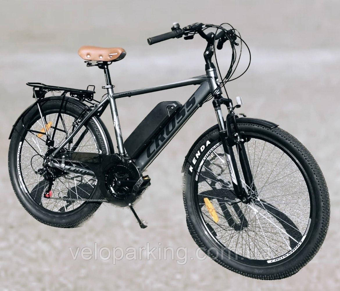 Електровелосипед алюмінієвий 26 Сross гірський E-Titan міський
