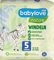 Підгузки Babylove nature Німеччина 5 (10-16кг) 30шт