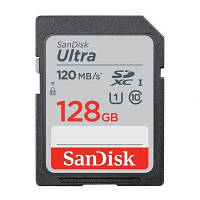 Карта памяти SanDisk 128GB SD class 10 UHS-I Extreme Ultra (SDSDUNB-128G-GN6IN) p