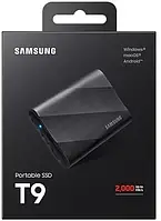 SSD накопичувач зовнішній Samsung T9 2 TB Black (MU-PG2T0B)