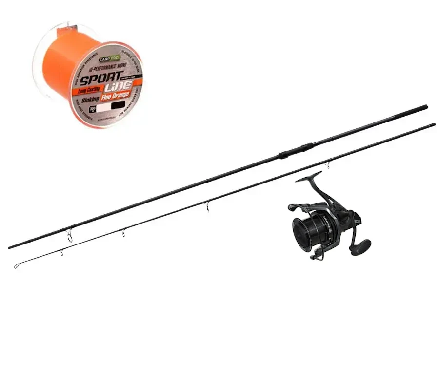 НАБІР НА КОРОПА ВУДЛИЩЕ КОРОПОВЕ CARP PRO TORUS 13' 3.6 M 3.5LB 2-СЕКЦ + КАРПОВА КОТУШКА Carp Pro Tork 10000 SD, фото 1