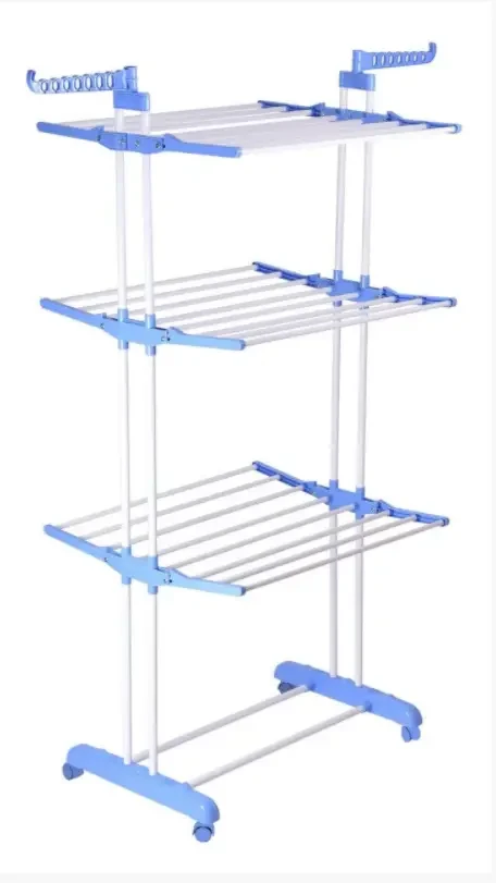 Багатоярусна сушарка для білизни, речей, одягу Garment rack with wheels складана