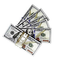 Сувенирные деньги, Прикольный банк, 100 долларов, пачка