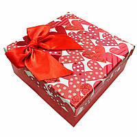 Коробка подарункова SY квадрат 16,5*16,5*8см 2вида мікс 1919-88-M