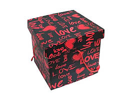 Коробка подарункова ООПТ квадрат 29*29*31см Love 363-XL
