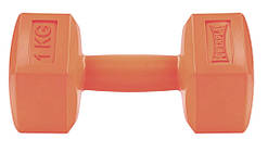 Гантель композитна PowerPlay 4124 Hercules 1 кг. Помаранчева (1 шт.)
