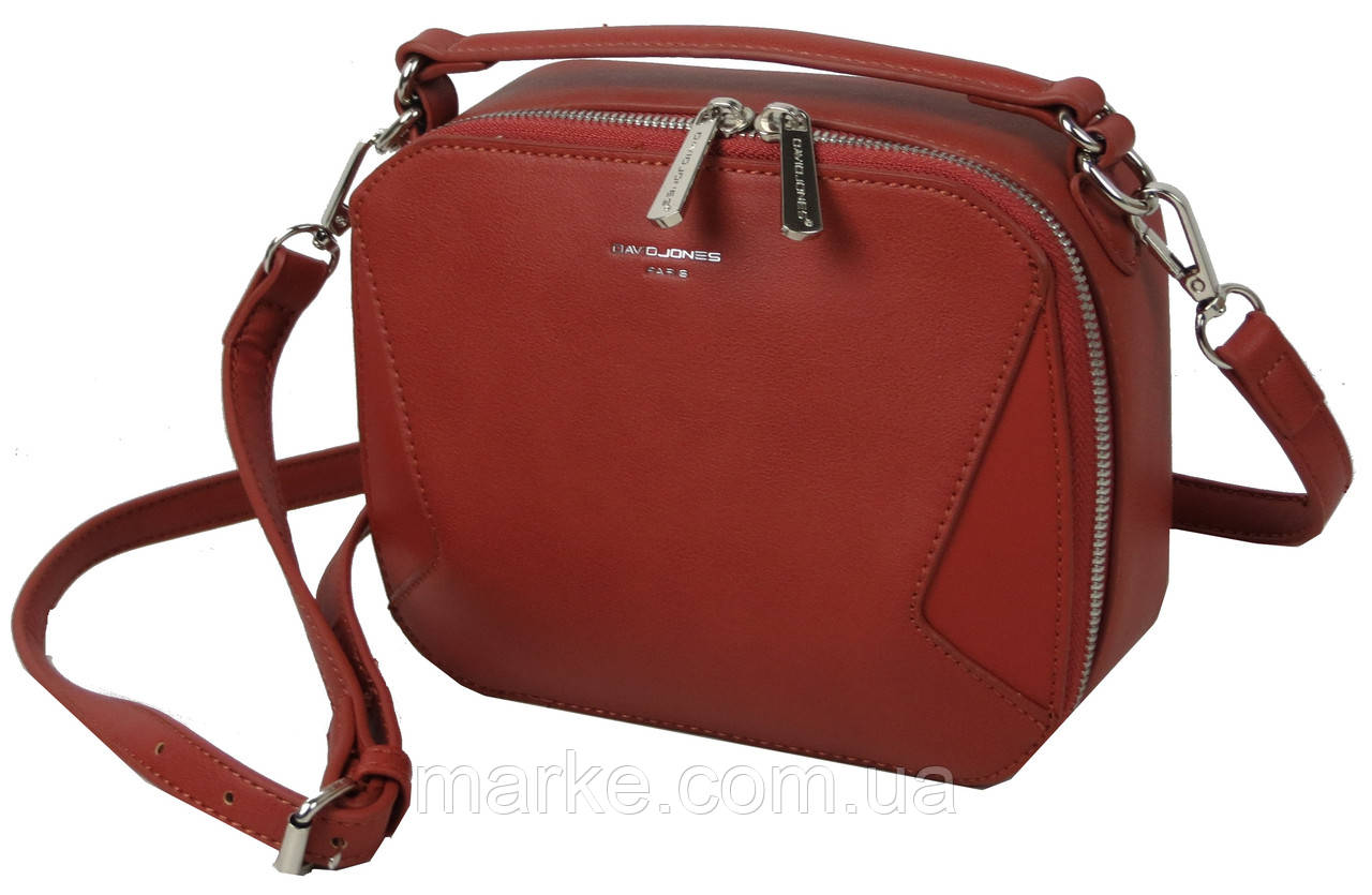 Жіноча сумка з екошкіри David Jones червона (mrk)