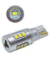 Светодиодная лампа T15 13 SMD 3020 canbus 12-24V 6000K с обманкой Белый свет