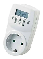 Розетка с электронным недельным таймером 20 программ, 3.5 кВт, 16А, 220V, Horoz Electric Timer-2