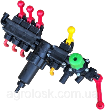 Регулятор (распределитель) давления на опрыскиватель 3+1 секционный Польша - фото 1 - id-p2123175724