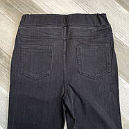 Джинси жіночі бавовна Ластівка, розмір М, чорні, А4005-1, фото 3