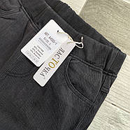 Джинси жіночі бавовна Ластівка, розмір М, чорні, А4005-1, фото 2