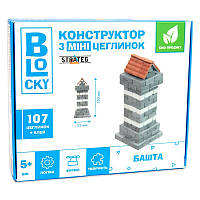 Будівельний набір для творчості з мініцеглинок BLOCKY Вежа Strateg (31022)