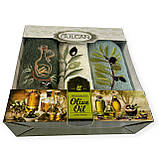 Набір махрових кухонних рушників Gulcan Olive 30-50 см зелений, фото 2
