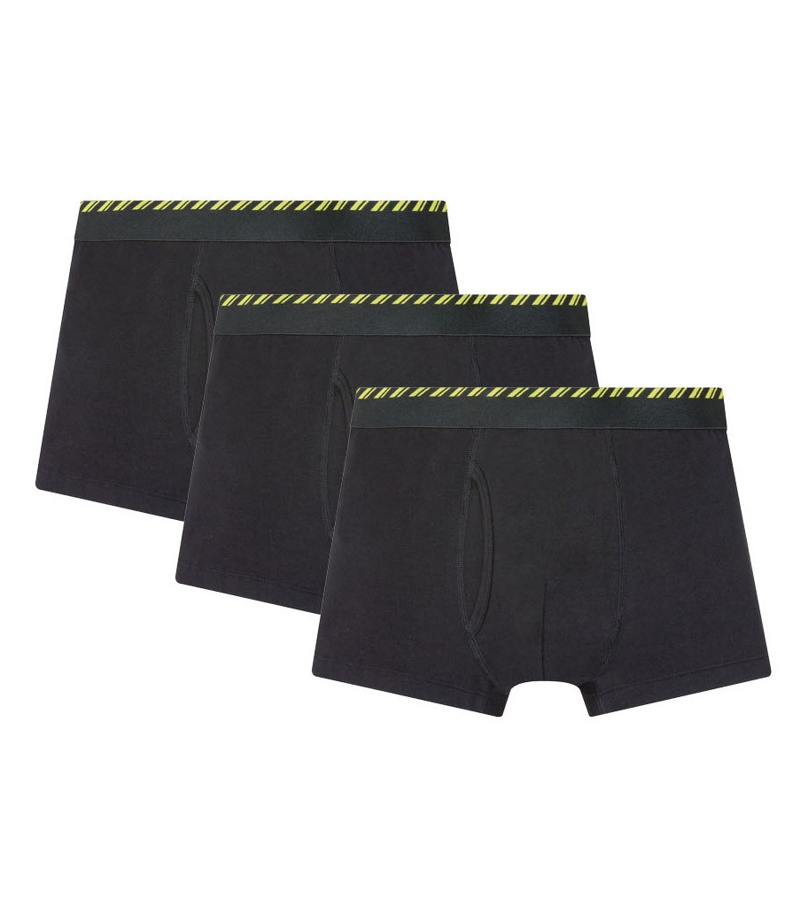 Чоловічі труси-боксери, 3 штуки, розмір L, колір чорний