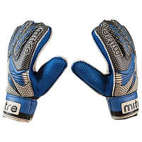 Воротарські рукавички Latex Foam MITRE, синій, розмір 7.