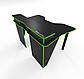 Геймерський стіл "Darrius" 140х92х75 см. Чорний/Лайм, фото 2