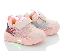 Дитячі кросівки для дівчаток розмір 21 (стелька 13,5 см) W.Niko Пудровий