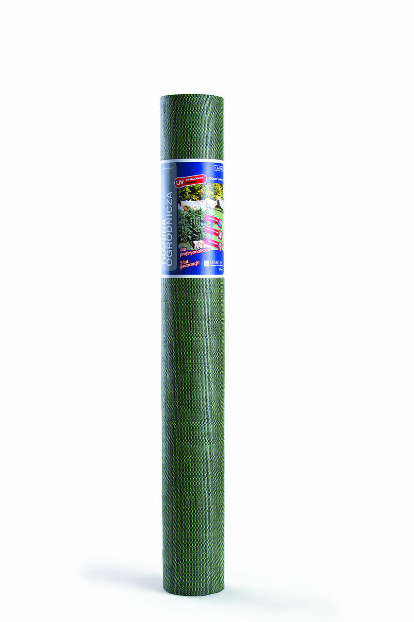 Агротканина поліпропіленова на метраж PR625 для мульчування ґрунту 99 г/м² 1.62×100 м, темно-зелений (лінії)