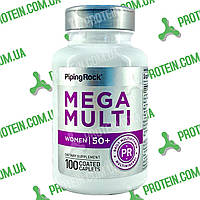 Витамины Женские Piping Rock Mega Multi Women 50 Plus 100 таб (аналог Optimum Nutrition Opti-Women)