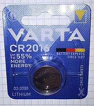 Батарейка таблетка дискова літієва 3.0V CR2016 Varta