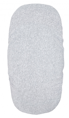 Простирадло на резинці Twins 90х50 в коляску фланель 6060-90х50-F10, grey, сірий