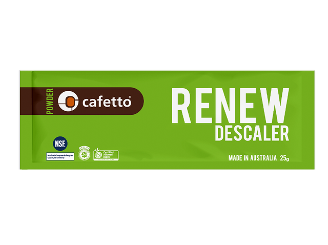 Порошок Cafetto 25 г. Renew Descaling Powder для декальцинации Органический