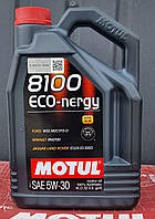 Моторное масло Motul 8100 ECO-NERGY SAE 5W30 (5L) 102898, 812306