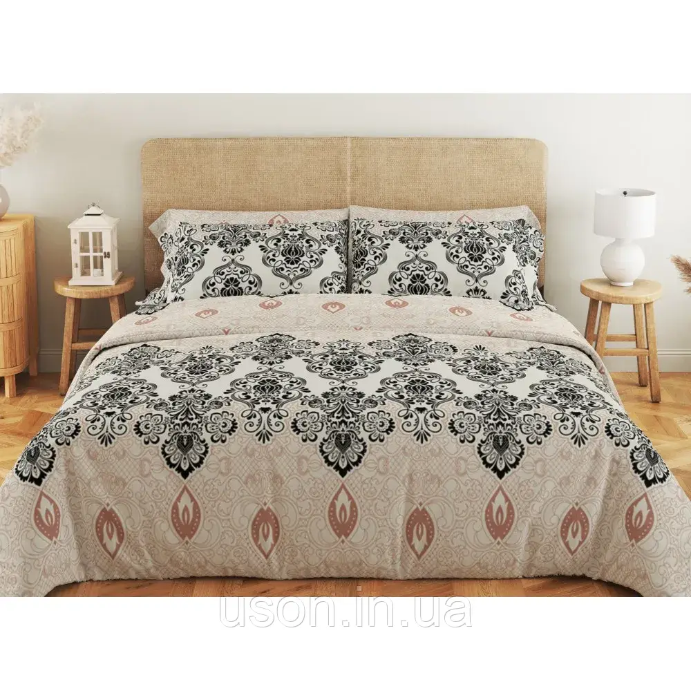 Комплект постільної білизни українського виробника ТМ Теп бавовна Soft Dreams Turkish, фото 1