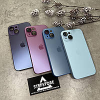 Чохол скляний для iPhone 14 Glass Case Magsafe матовий закрита камера з лінзами