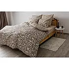Комплект постільної білизни українського виробника ТМ Теп бавовна Soft Dreams Beige and White