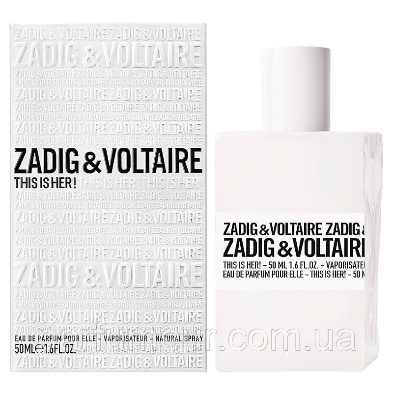 This is Her! Zadig & Voltaire eau de parfum 50 ml, фото 1