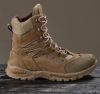 Тактические демисенные берцы 39-48р кожанные военные ботинки водонепроницаемые коричневые армейские берци