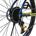 Велосипед SPARK 29" X900 Al рама 19" ам lock-out HDD жовтий/блакитний, фото 4