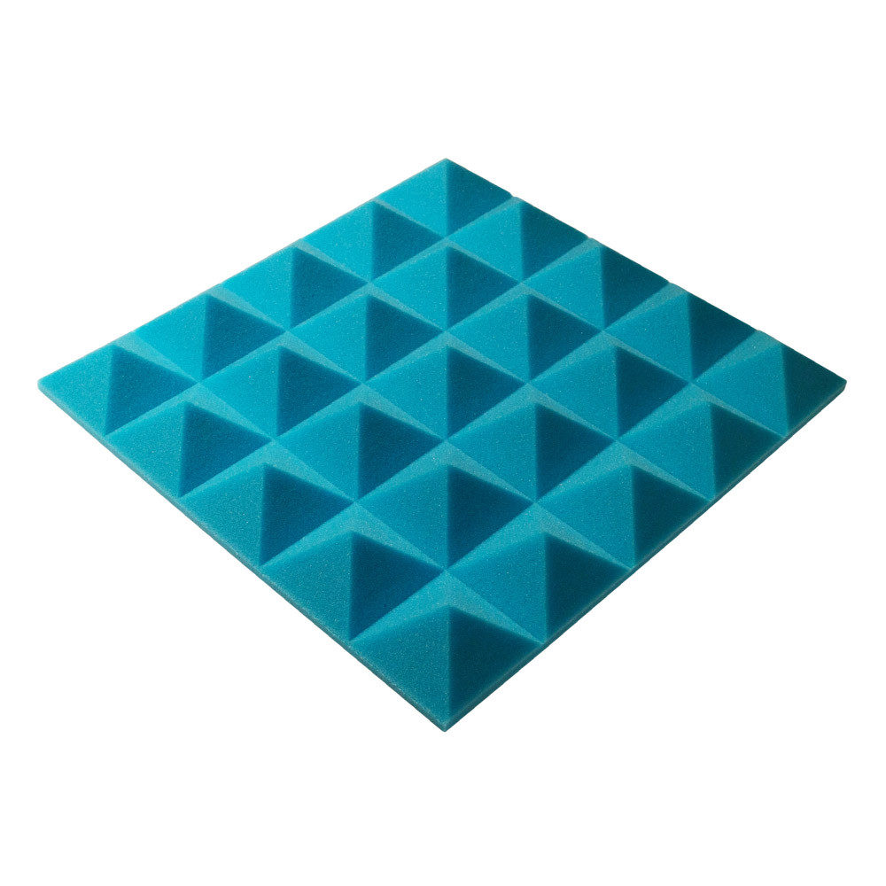 Панель із акустичного поролону піраміда Ecosound Pyramid Gain Blue 50 45х45 см Синій