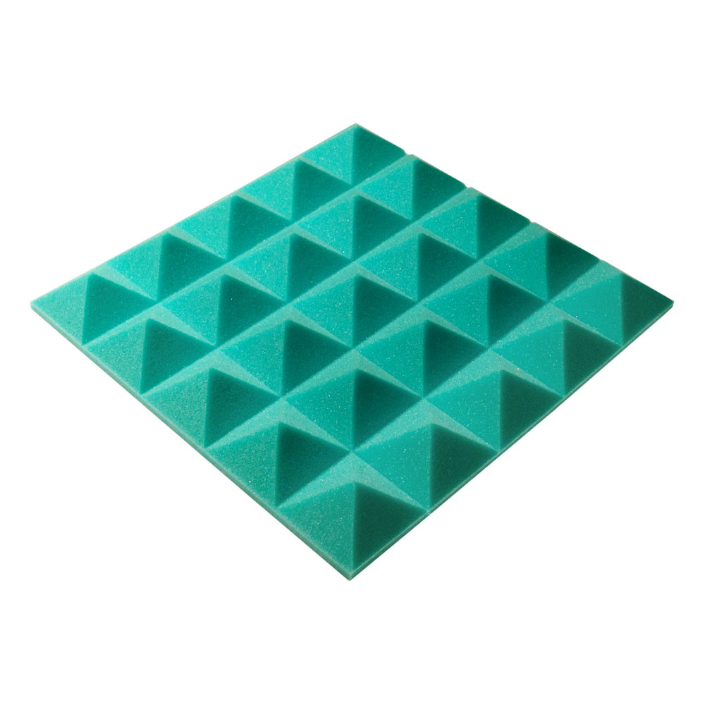 Панель із акустичного поролону піраміда Ecosound Pyramid Gain Green 50 45х45 см Зелений