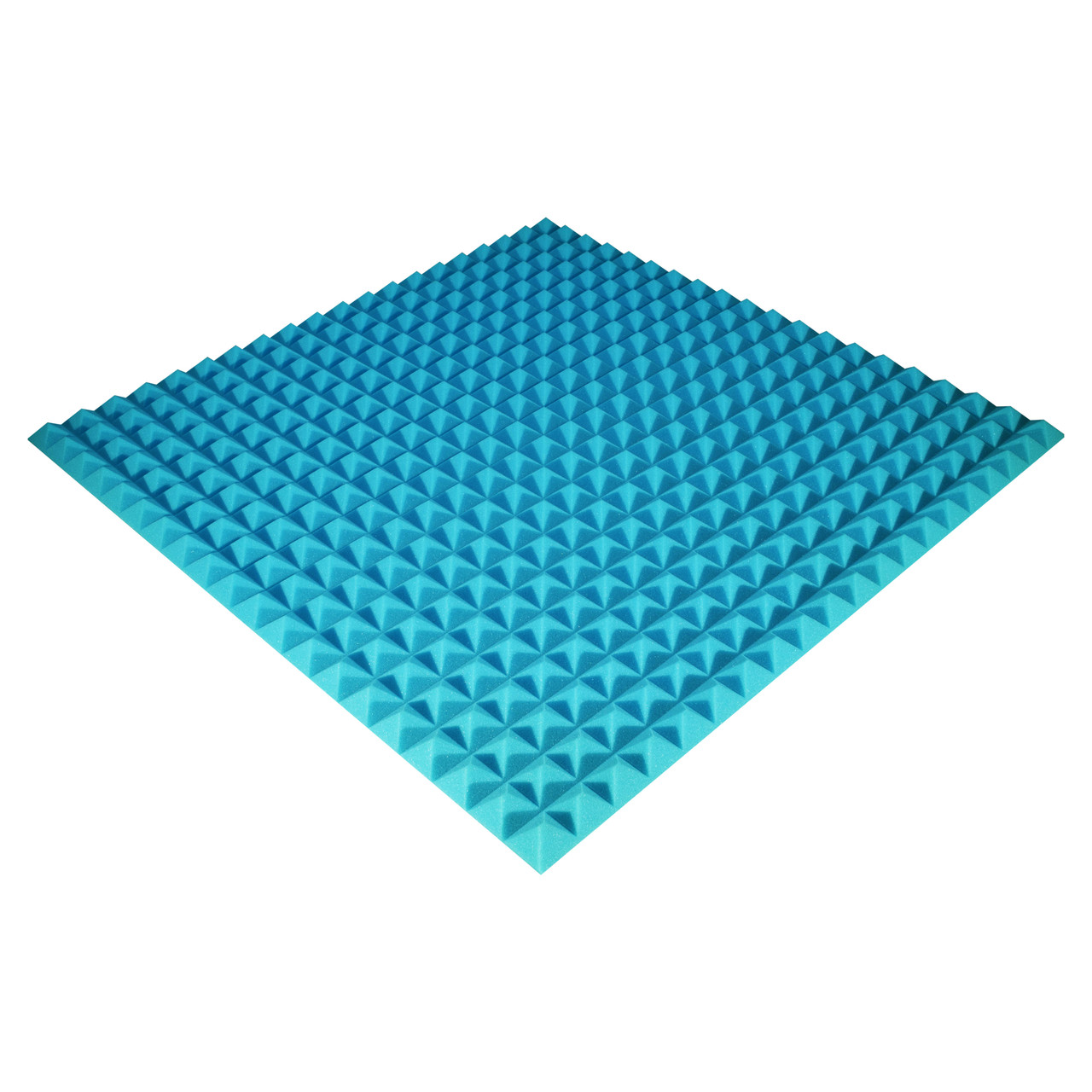 Панель із акустичного поролону Ecosound Pyramid Color 30 100х100 см Синій