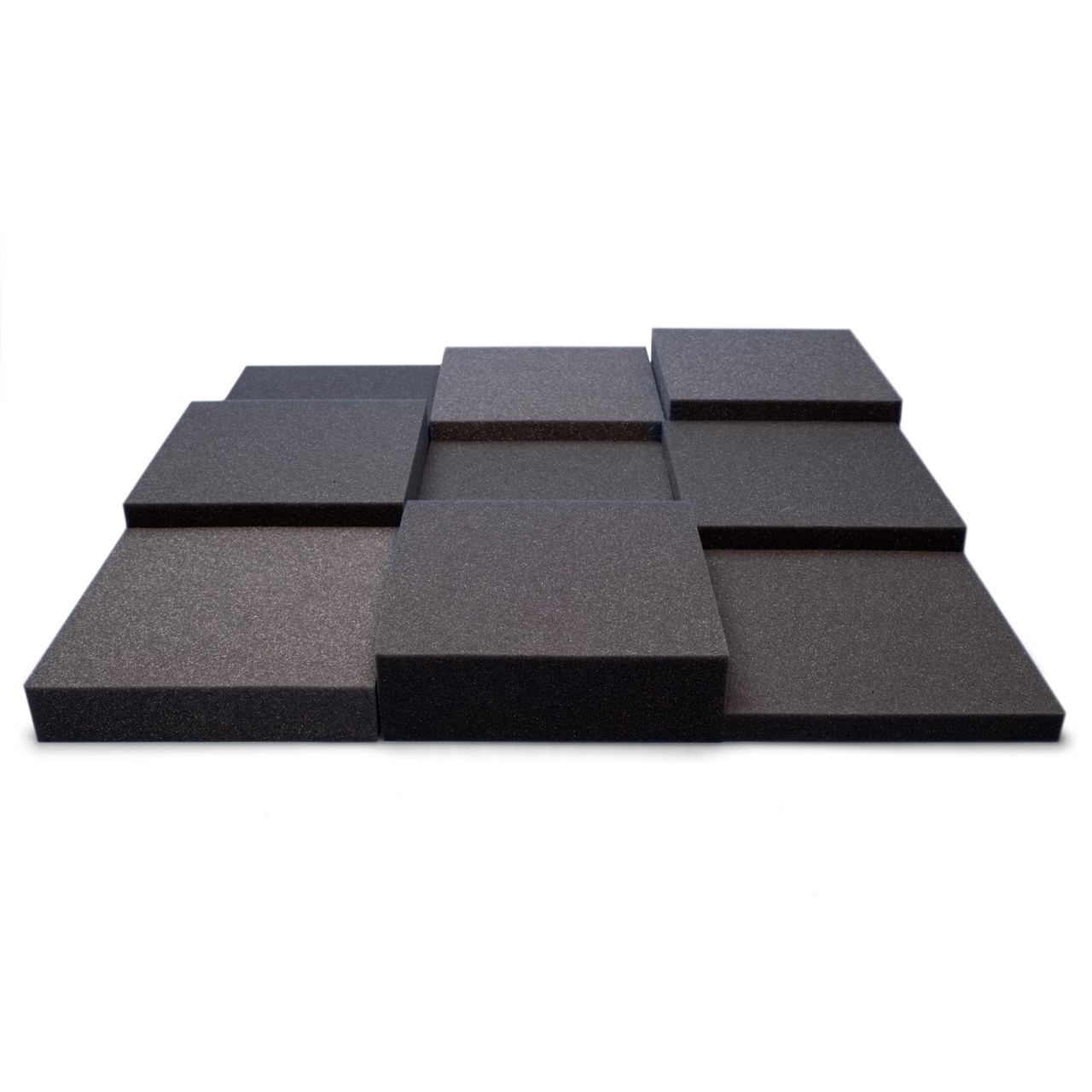 Панель з акустичного поролону Ecosound Pattern Black 60мм, 60х60см колір чорний