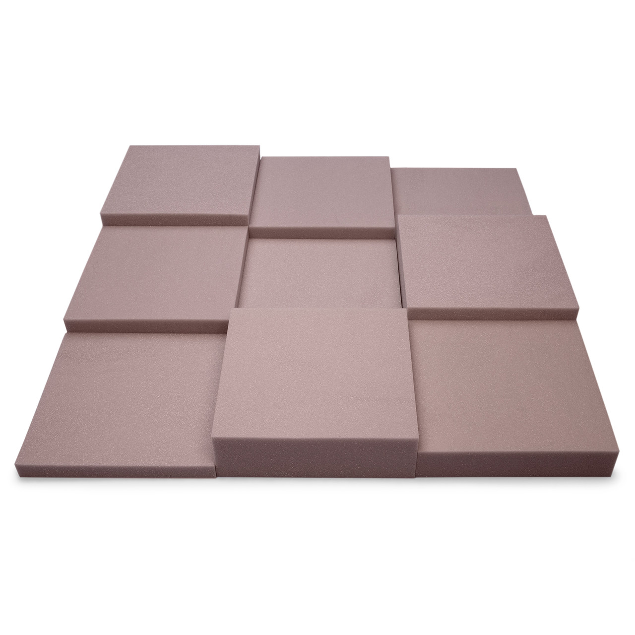 Панель із акустичного поролону Ecosound Pattern light grey 60 60х60 см Сірий