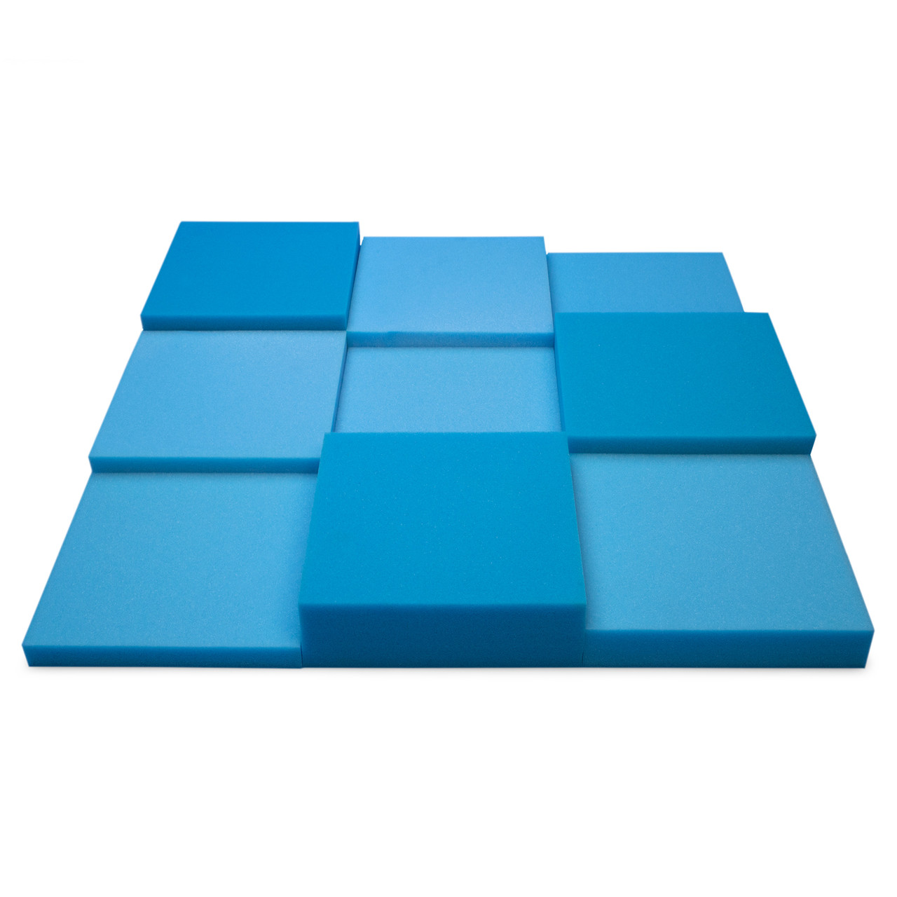 Панель із акустичного поролону Ecosound Pattern Blue 60 60х60 см Синій