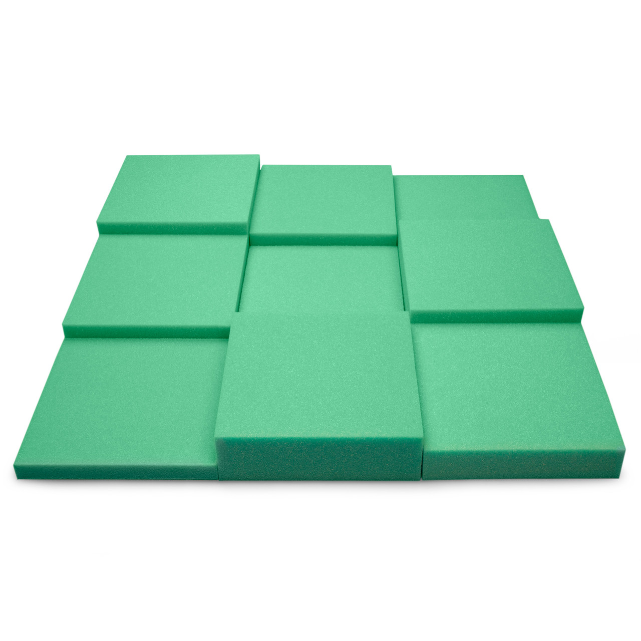 Панель з акустичного поролону Ecosound Pattern Green 60 60х60 см Зелений