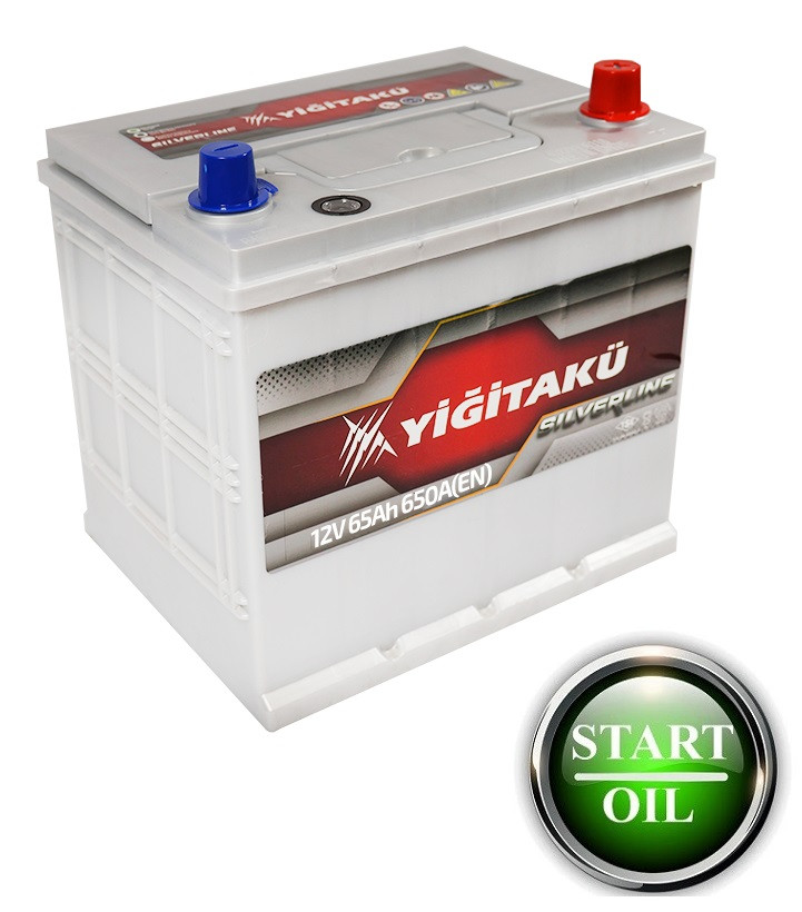 Акумулятор YIGITAKU MF Asia 65Ah 650A R+
