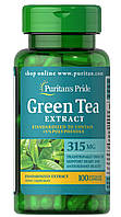 Экстракт для похудения Puritan's Pride Green Tea Standardized Extract 315 mg 100 Caps DR, код: 7537590
